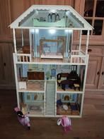 Mooi groot houten poppenhuis, Ophalen, Zo goed als nieuw, Poppenhuis