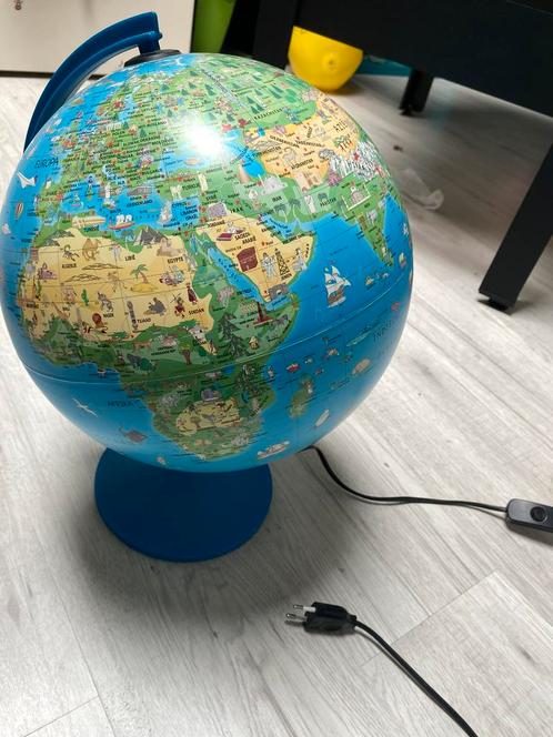 Educatieve wereldbol met verlichting, Kinderen en Baby's, Speelgoed | Educatief en Creatief, Zo goed als nieuw, Ontdekken, Met licht