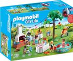Playmobil City Life Familiefeest met barbecue 9272, Ophalen of Verzenden, Zo goed als nieuw, Complete set