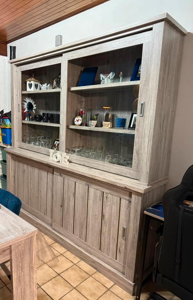 Salle a manger Eddy 221cm, Maison & Meubles, Armoires | Buffets, Utilisé, Enlèvement