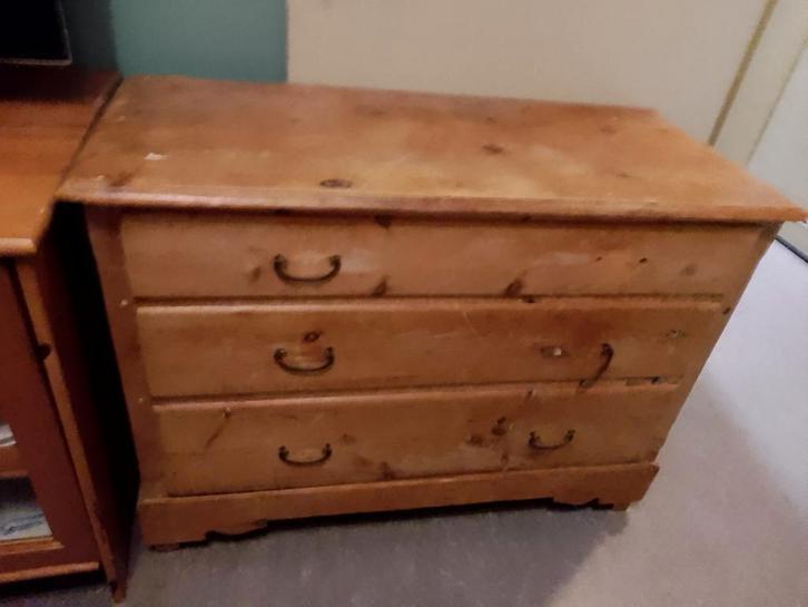 Commode met 3 lades, Huis en Inrichting, Kasten | Ladekasten, Gebruikt, Ophalen
