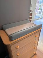 Verzorgingstafel met opberglades + badje, Kinderen en Baby's, Kinderkamer | Commodes en Kasten, Gebruikt, 75 tot 100 cm, Minder dan 50 cm