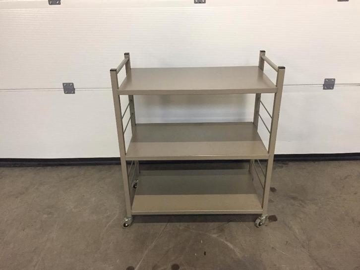 (110) Metalen retro serveerkar, Verzamelen, Retro, Ophalen