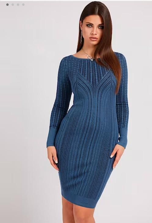 Kleedje Guess Small, Kleding | Dames, Jurken, Zo goed als nieuw, Maat 36 (S), Blauw, Ophalen of Verzenden