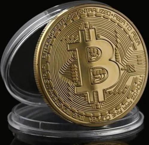Bitcoin munt (collector's item), Postzegels en Munten, Munten | Europa | Niet-Euromunten, Losse munt, Overige landen, Goud, Ophalen of Verzenden