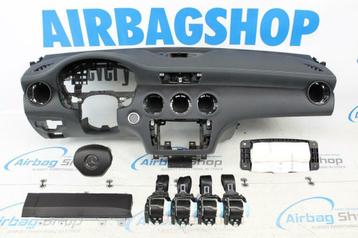 Airbag set Dashboard groen stiksels Mercedes  A klasse W176