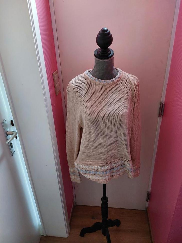 À VENDRE  PULL BEIGE, Kleding | Dames, Truien en Vesten, Gedragen, Blauw, Ophalen