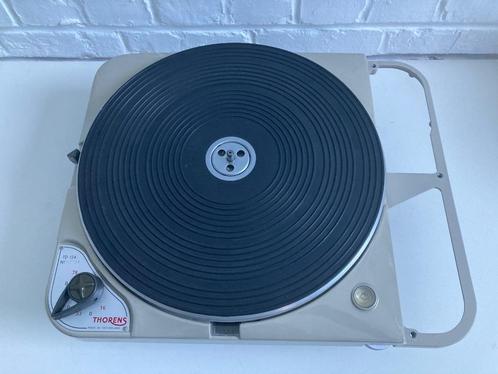 THORENS TD124 MK1 met aluminium platter, TV, Hi-fi & Vidéo, Tourne-disques, Comme neuf, Tourne-disque, Thorens, Réglage pitch