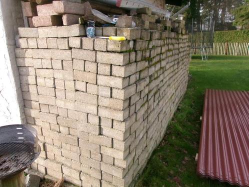 beton klinkers 20,5x10x8, Tuin en Terras, Tegels en Klinkers, Gebruikt, Klinkers, Beton, 10 m² of meer, Ophalen