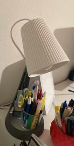 Grijze bureaulamp, Huis en Inrichting, Lampen | Tafellampen, Ophalen, Zo goed als nieuw, Kunststof, IKEA
