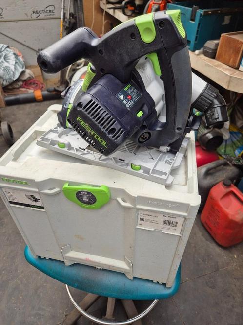 Festool invalzaag TS 55 REBQ, Doe-het-zelf en Bouw, Gereedschap | Zaagmachines, Zo goed als nieuw, Invalzaag, 1200 watt of meer