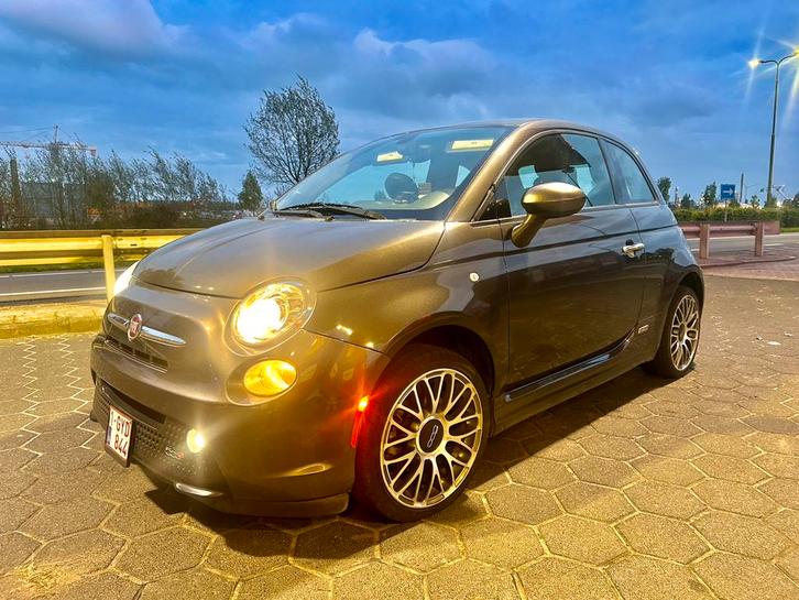 FIAT 500e mooi met keuring, Auto's, Fiat, Particulier, 500E, Elektrisch, Stadsauto, 3 deurs, Automaat, Zilver of Grijs, Zwart