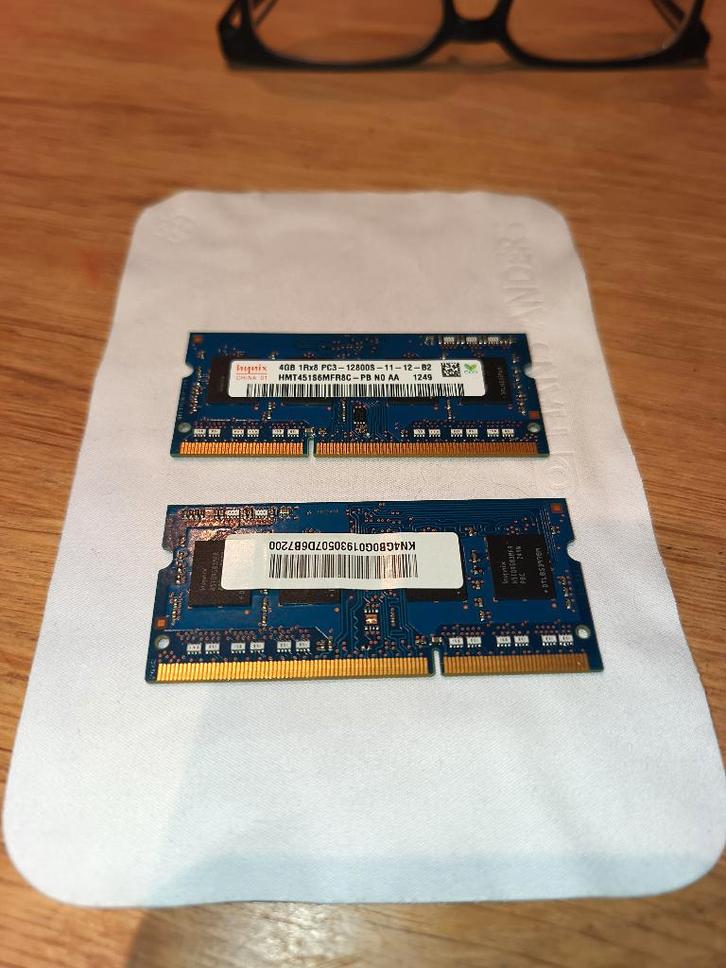 4gb 1Rx8 pc3 - HMT451S6MFR8C-PB - 12800S - Laptop Ram, Computers en Software, RAM geheugen, Refurbished, Laptop, 4 GB, DDR3, Ophalen of Verzenden