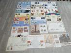 BELGIË 27 verschillende Herdenkingskaarten, Postzegels en Munten, Ophalen of Verzenden