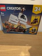 Lego Creator Piratenschip, Kinderen en Baby's, Speelgoed | Duplo en Lego, Ophalen of Verzenden, Zo goed als nieuw, Complete set