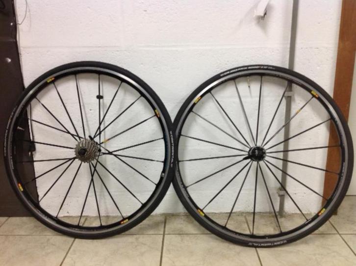 wielset Mavic Ksyrium SL superlight Premium, Fietsen en Brommers, Fietsonderdelen, Gebruikt, Racefiets, Wiel, Ophalen