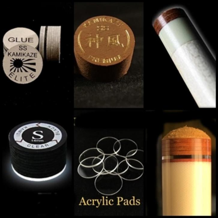 reparatie keu vanaf €12.95 . gratis top reiniging., Sport en Fitness, Biljarten en Poolen, Nieuw, Keu of Ballen, Ophalen