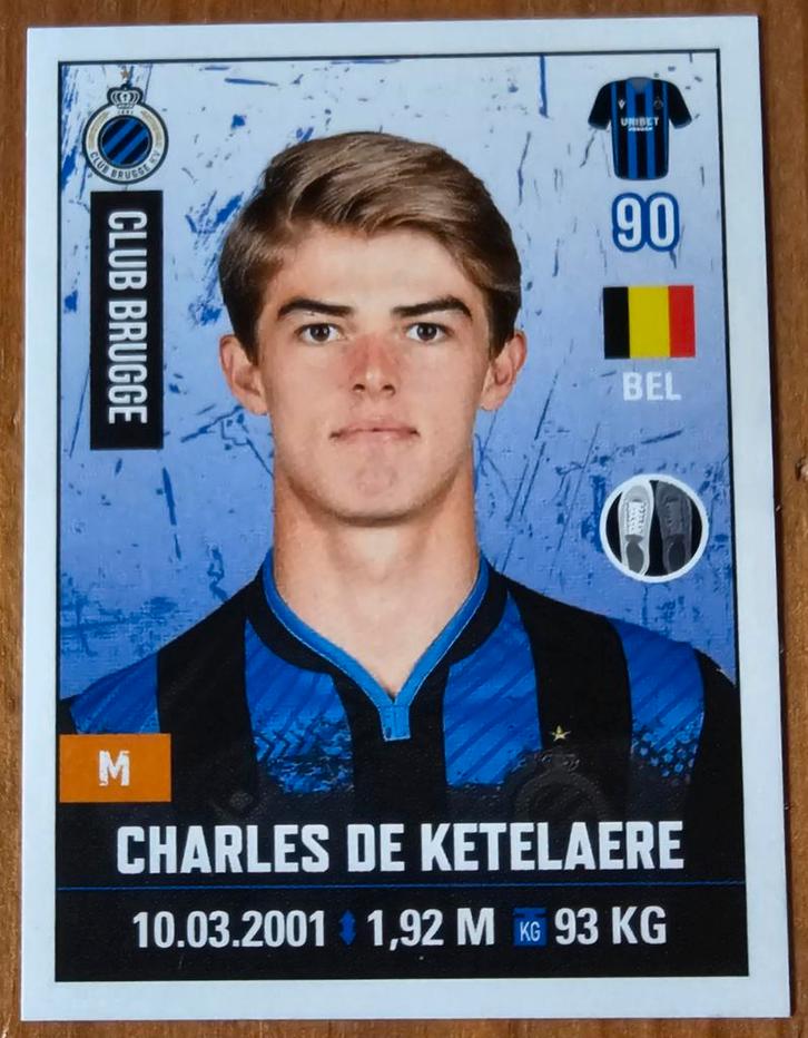 Panini Pro League 2020-2021 Charles De Ketelaere n'a pas été, Hobby & Loisirs créatifs, Autocollants & Images, Comme neuf, Autocollant