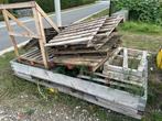 Gratis palettenhout / brandhout, Doe-het-zelf en Bouw, Ophalen, Gebruikt, Pallet