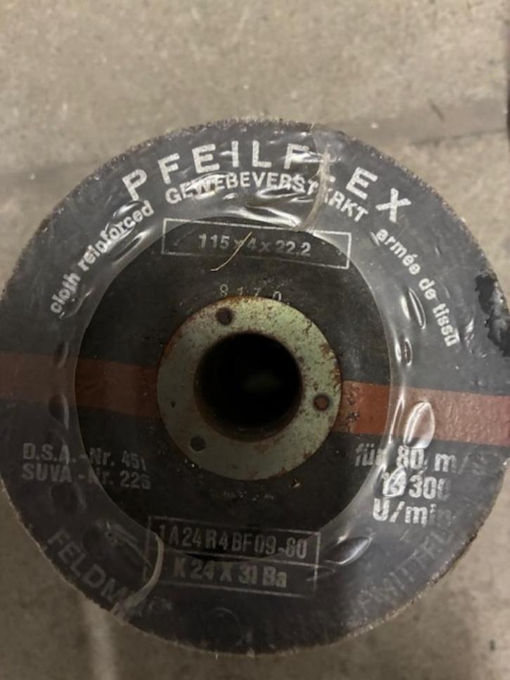 Pfeilflex IJzer doorslijpschijven, Doe-het-zelf en Bouw, Gereedschap | Slijpmachines, Nieuw, Ophalen
