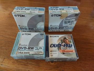 TDK /SONY DVD-RW beschikbaar voor biedingen