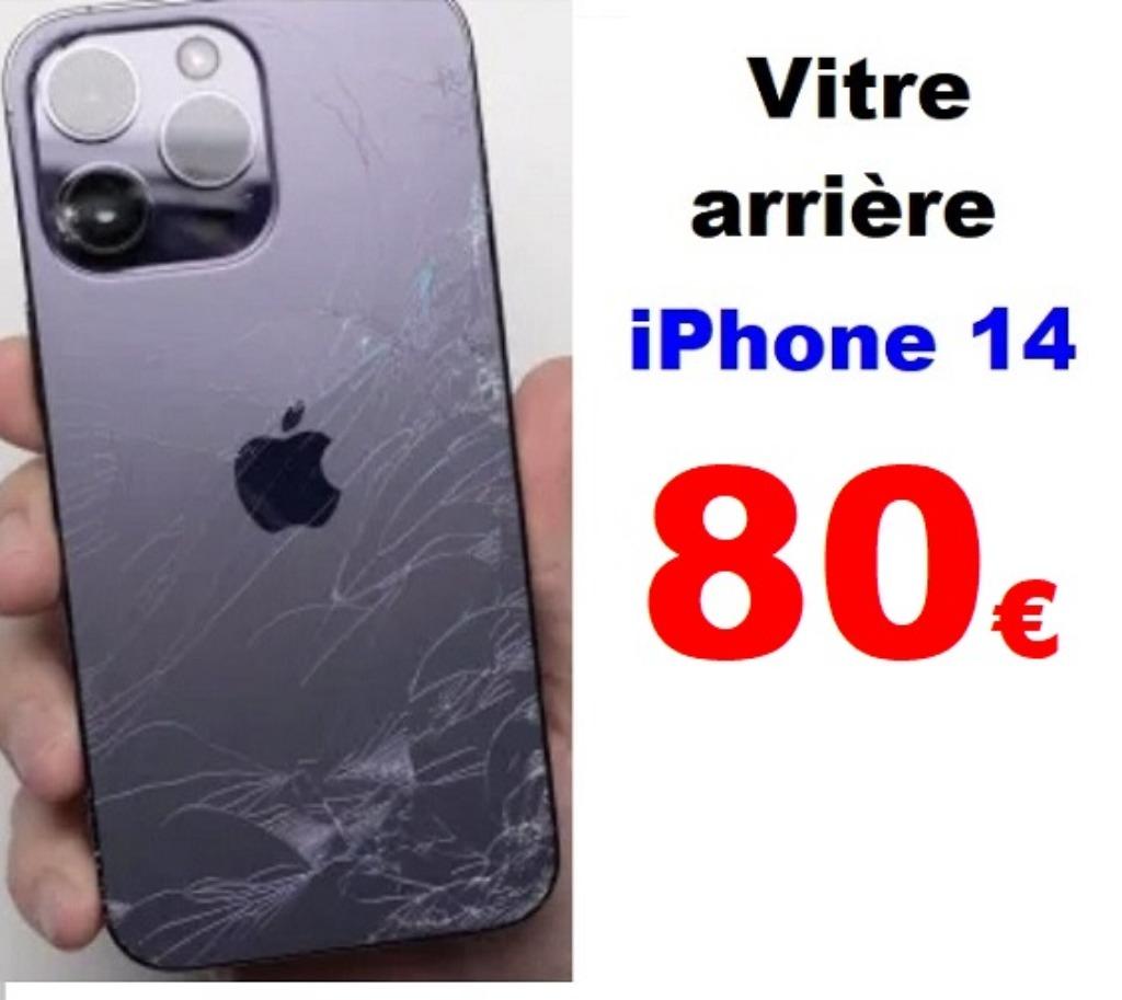 Remplacement vitre arrière iPhone 14 pas cher à Bruxelles, Diensten en Vakmensen, Overige Diensten