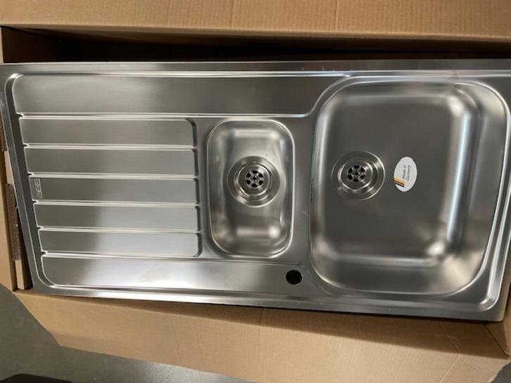 Franke inox spoelbak SKX 651 Rechts verlek, Huis en Inrichting, Keuken | Keukenelementen, Nieuw, 50 tot 100 cm, 25 tot 50 cm, Ophalen