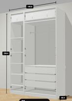 PAX kast 236cm hoog, Huis en Inrichting, Kasten | Kleerkasten, Ophalen, 100 tot 150 cm, 200 cm of meer, Neutraal