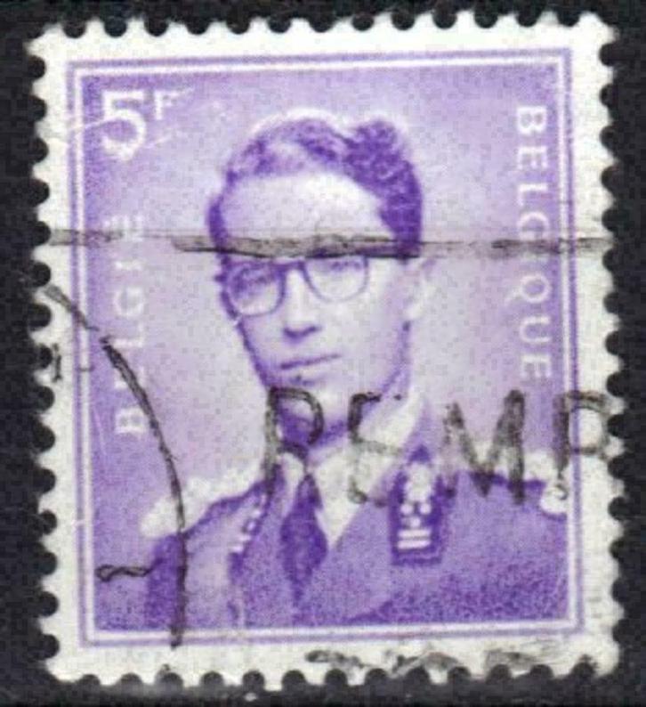 Belgie 1957 - Yvert/OBP 1029a - Koning Boudewijn (ST), Postzegels en Munten, Postzegels | Europa | België, Gestempeld, Koninklijk huis