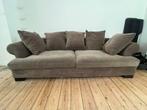 Prachtige paarse fluwelen bank, Ophalen, Gebruikt, 100 tot 125 cm, Driepersoons