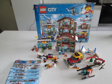 Lego City van 2019 nr. 60203; Skiresort met 6 bouwboekjes 11