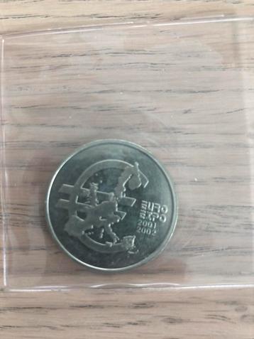 Munt Euro Expo 2001-2002 beschikbaar voor biedingen