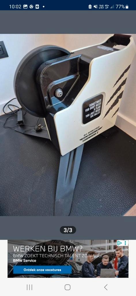 Smart Trainer fietsrollen Tom Boonen, Sport en Fitness, Wielrennen, Zo goed als nieuw, Ophalen