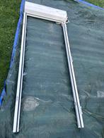 Witte rolluik deur - handmatig, Ophalen, Gebruikt, 200 cm of meer, Minder dan 100 cm