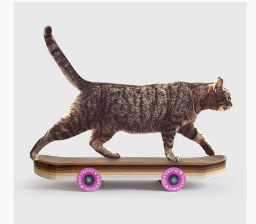 Skateboard Scratch & Destroy - kattenkrabpaal in karton, Dieren en Toebehoren, Krabmeubelen, Gebruikt, Ophalen