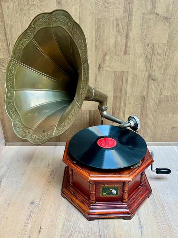 Phonographe His Master's Voice à vendre, Enlèvement, Utilisé, Tourne-disque, Autres marques