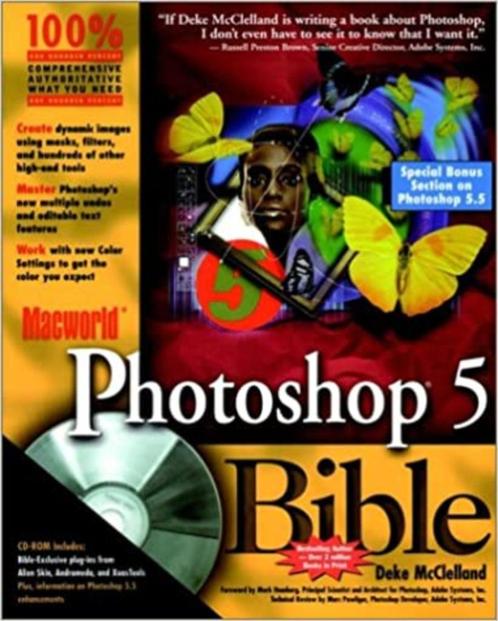 Macworld: Photoshop 5 Bible - Deke McClelland, Boeken, Informatica en Computer, Zo goed als nieuw, Ophalen of Verzenden