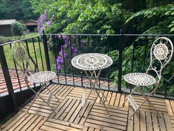 Nieuw in doos: bistro / balkon /tuinset beschikbaar voor biedingen