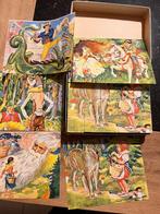 Vintage houten blokjes met sprookjes er op, Antiek en Kunst, Ophalen of Verzenden