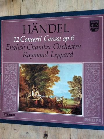 Coffret de 3 vynil 33 tours de Handel