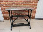 tafel met onderstel Singer, Ophalen, Gebruikt, Rechthoekig, Metaal of Aluminium