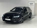 Volvo V60 T6 Recharge R-Design + PANO DAK, Automaat, 1969 cc, Parkeersensor, Zwart