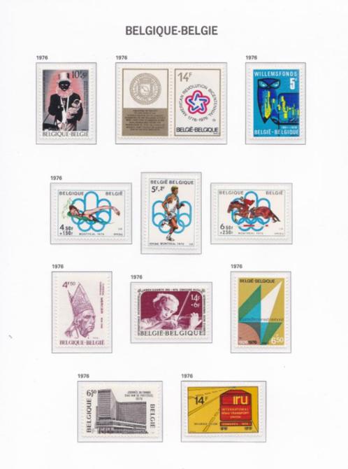 Postfrisse postzegels - Pagina 136 DAVO album - 1975, Postzegels en Munten, Postzegels | Europa | België, Postfris, Orginele gom
