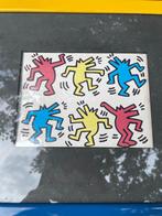 Keith Haring (1958 - 1990) Zeefdruk van Dancing Dogs, Antiek en Kunst, Kunst | Litho's en Zeefdrukken, Ophalen of Verzenden