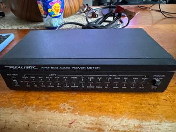 Realistic APM-500 Audio Power Meter, Audio, Tv en Foto, Ophalen, Zo goed als nieuw, Stereo