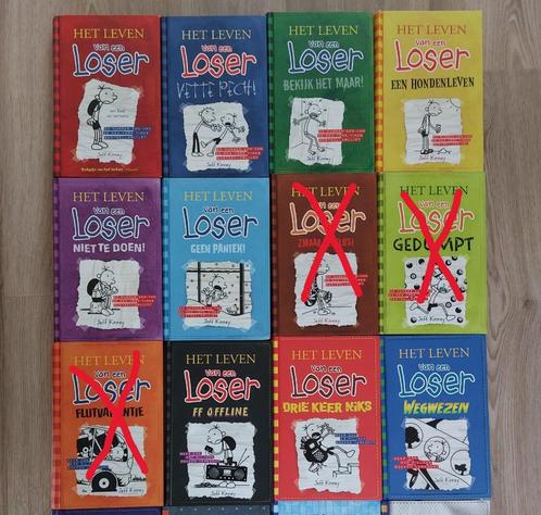 Het leven van een loser - 9 boeken, Boeken, Kinderboeken | Jeugd | onder 10 jaar, Gelezen, Fictie algemeen, Ophalen