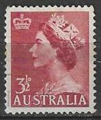 Australie 1953 - Yvert 198 - Koningin Elisabeth II (ST), Timbres & Monnaies, Timbres | Océanie, Affranchi, Envoi