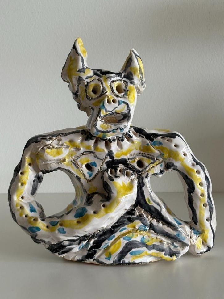 Lucebert - beeld keramiek, Antiek en Kunst, Kunst | Beelden en Houtsnijwerken, Ophalen