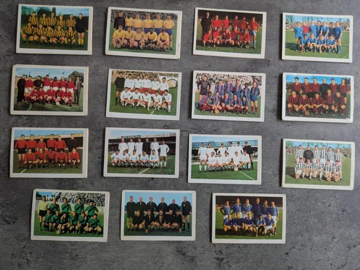 VOETBAL prenten MAPLE LEAF GUM TEAMS 1962/1963 KIES, Hobby en Vrije tijd, Stickers en Plaatjes, Verzenden