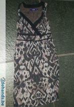 [3405]jurk mexx maat small, Kleding | Dames, Jurken, Mexx, Bruin, Ophalen of Verzenden, Maat 36 (S)